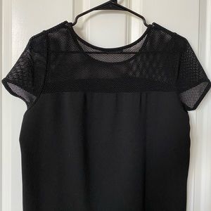 Little Black Fishnet Dress